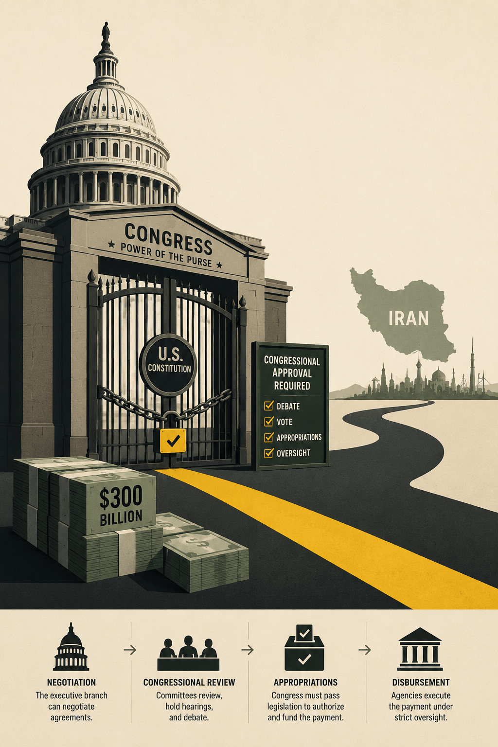Even If a President Promised Iran $300 Billion, Congress Would Still Control the Money